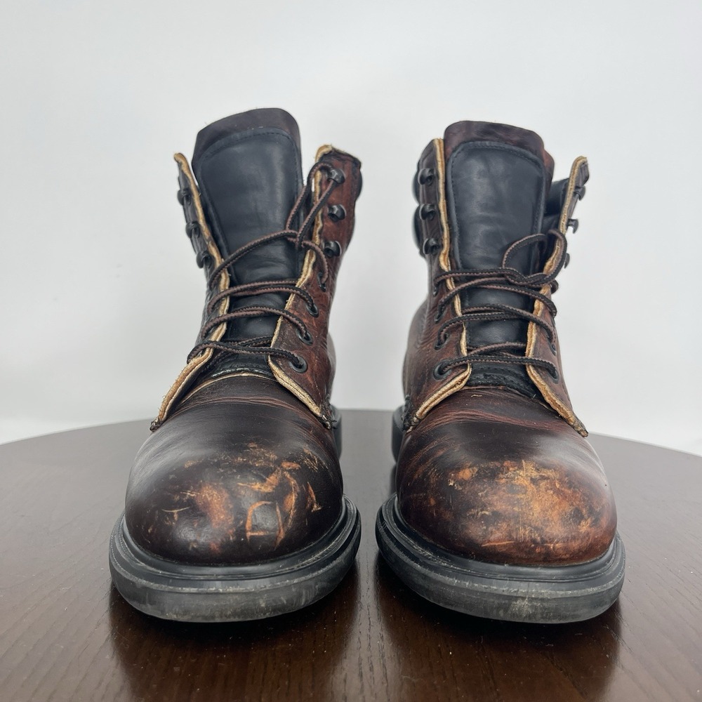 Red Wing Boots Women's 8B Brown Leather‎ Hard Toe Safety Work Utility 39506 - Picture 2 of 16